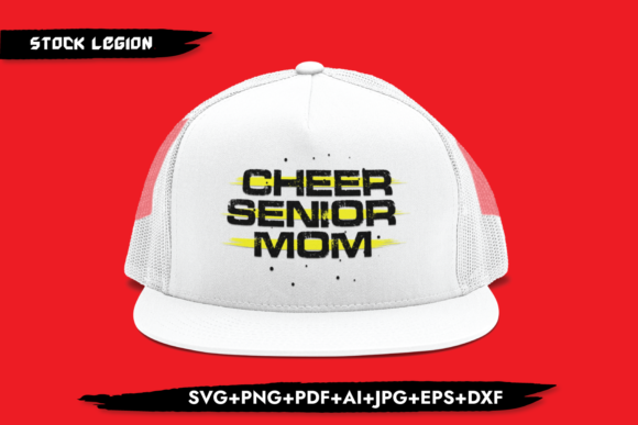 Cheer Senior Mom Graphics for Crafts