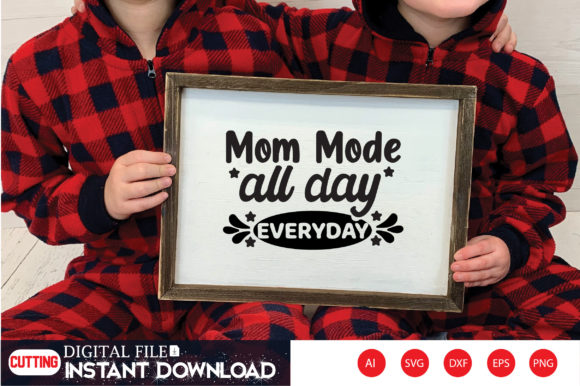 Mom Mode Graphics for Modern Crafts
