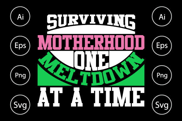Motherhood Tee Graphics for Crafts