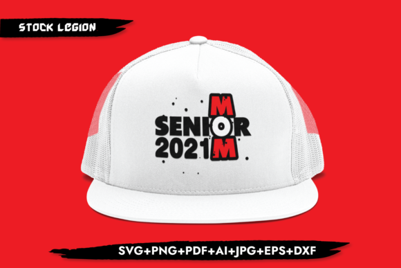 Senior Mom 2021 Eye Graphics for Crafts